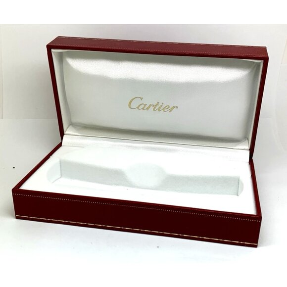 Cartier Glasses Sunglasses Hard Case Red Presentation Box Empty COT80023. - Picture 11 of 12